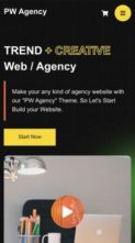 PW Agency (screenshot mobile)