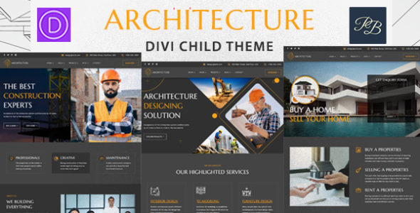 Architecture for Divi (Penny Black)