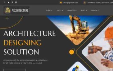 Architecture for Divi (screenshot desktop)