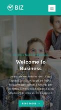 Biz for Divi (screenshot mobile)