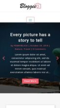 Bloggee (screenshot mobile)