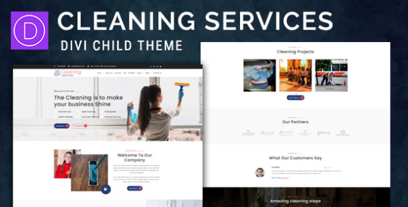 Cleaning Services for Divi (Penny Black)