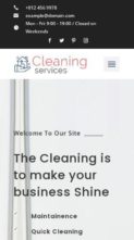 Screenshot Mobile Cleaning Services for Divi (screenshot mobile)