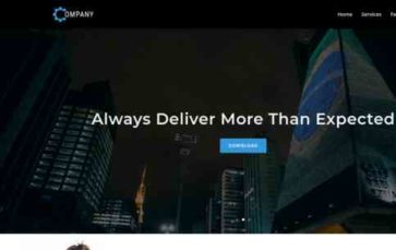 Company for Divi (screenshot desktop)