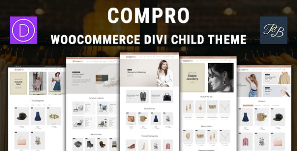 Compro for Divi (Penny Black)