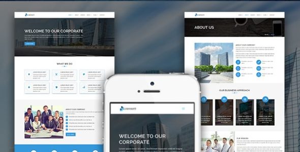 Corporate for Divi (Penny Black)