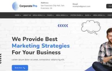 CorporatePro (screenshot desktop)