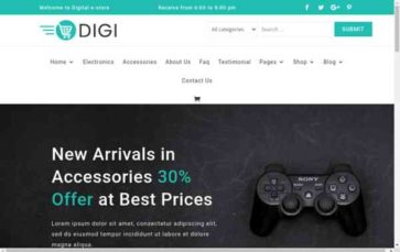 Digit for Divi (screenshot desktop)