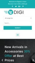 Digit for Divi (screenshot mobile)