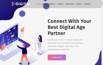 Screenshot Desktop Digital Agency (Penny Black) - (screenshot desktop)