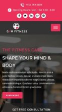 Screenshot Mobile GYM (Penny Black) (screenshot mobile)