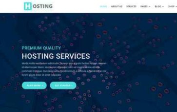 Hosting (screenshot desktop)