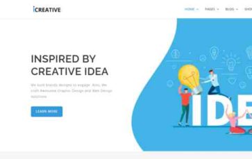 icreative for Divi (screenshot desktop)
