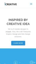 icreative for Divi (screenshot mobile)