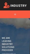 Industry for Divi (screenshot mobile)
