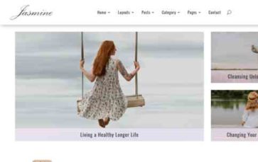Jasmine for Divi (screenshot desktop)
