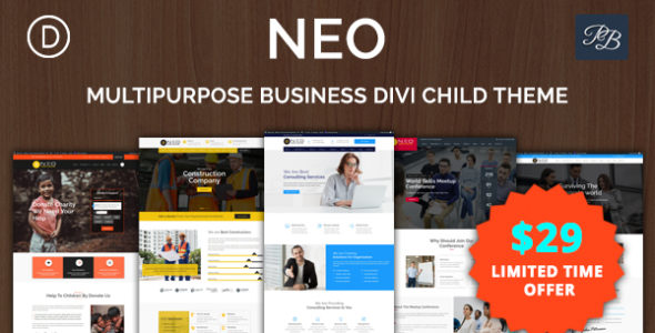 Neo for Divi (Penny Black)