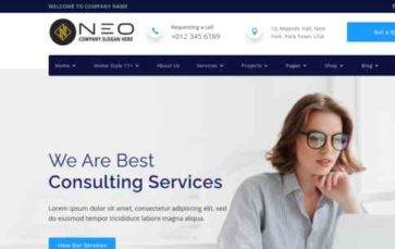 Neo For Divi (screenshot desktop)