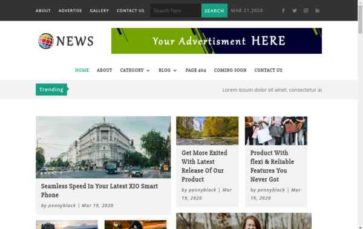 News for Divi (screenshot desktop)