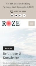 Roze (screenshot mobile)