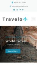 Screenshot Mobile Travelo (Penny Black) - (screenshot mobile)