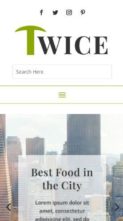 Twice for Divi (screenshot mobile)