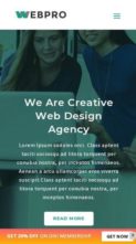 Screenshot Mobile Webpro for Divi (screenshot mobile)