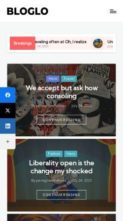 Bloglo Pro (screenshot mobile)