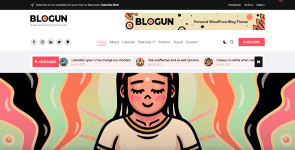 Blogun Pro (Peregrine Themes)