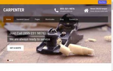Carpenter (Pinnacle Themes) (screenshot desktop)