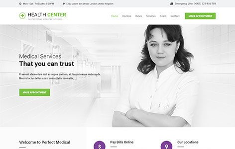 Health Center (Pinnacle Themes)