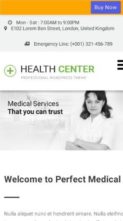 Health Center (Pinnacle Themes) (screenshot mobile)