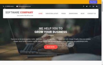 Software Company (Pinnacle Themes) - (screenshot desktop)
