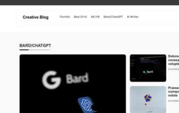 PH Creative Blog Pro (screenshot desktop)