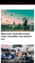PH News Bulletin (screenshot mobile)