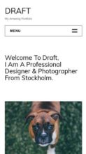 Draft Portfolio Pro (screenshot mobile)