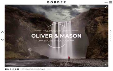 Border (Pixelgrade) - (screenshot desktop)