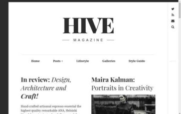 Hive (Pixelgrade) - (screenshot desktop)