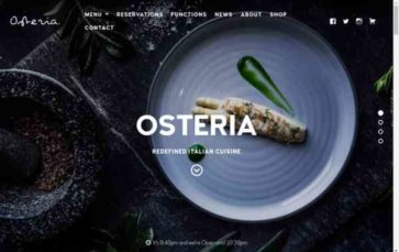 Osteria (screenshot desktop)