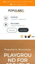 Popularis Business (screenshot mobile)