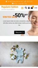 Popularis Fashion (screenshot mobile)