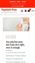 Popularis Press (screenshot mobile)