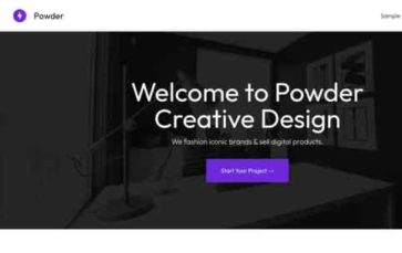 Powder Studio (screenshot desktop)