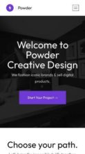 Powder Studio (screenshot mobile)