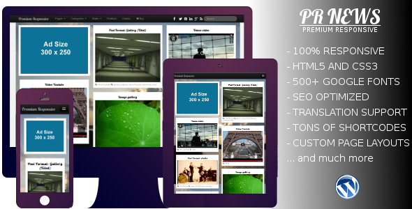 Premium News WP (PR WordPress Themes)