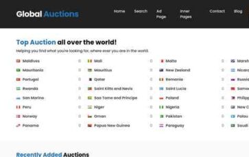 Auction (PremiumPress) - (screenshot desktop)