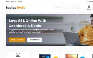 Cashback (screenshot desktop)