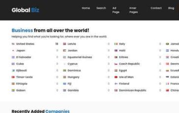 Directory (PremiumPress) (screenshot desktop)