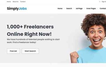 Freelancer (PremiumPress) (screenshot desktop)