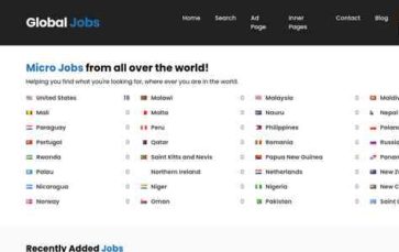 Micro Jobs (screenshot desktop)